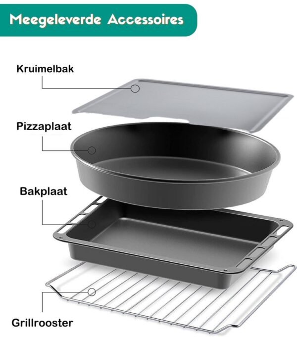 Mini vrijstaande oven-40 liter-#F201