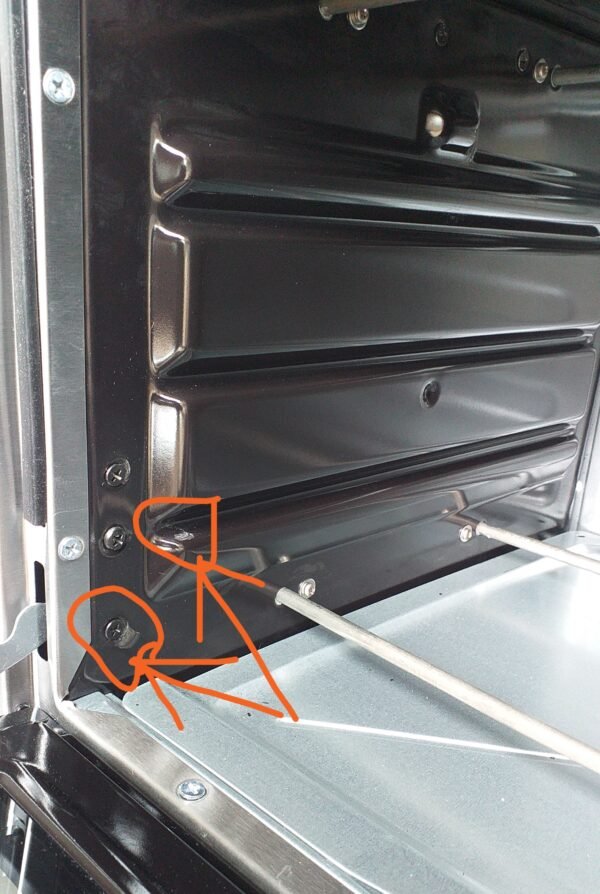 Mini vrijstaande oven-40 liter-#F201